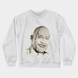 Dwayne Johnson fun portrait Crewneck Sweatshirt